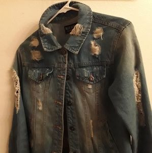 Ripped Jean Jacket